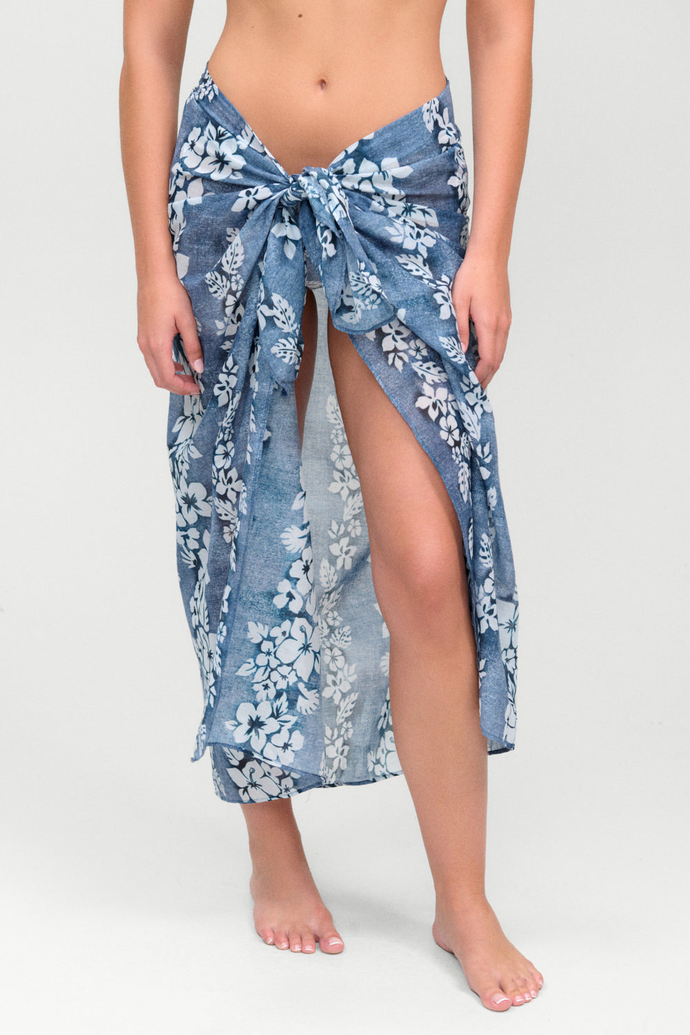 Alessia Cotton Sarong - Blue Lei