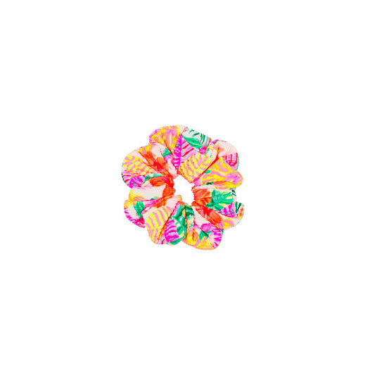 Hair Scrunchie - Island Escape Ribbed