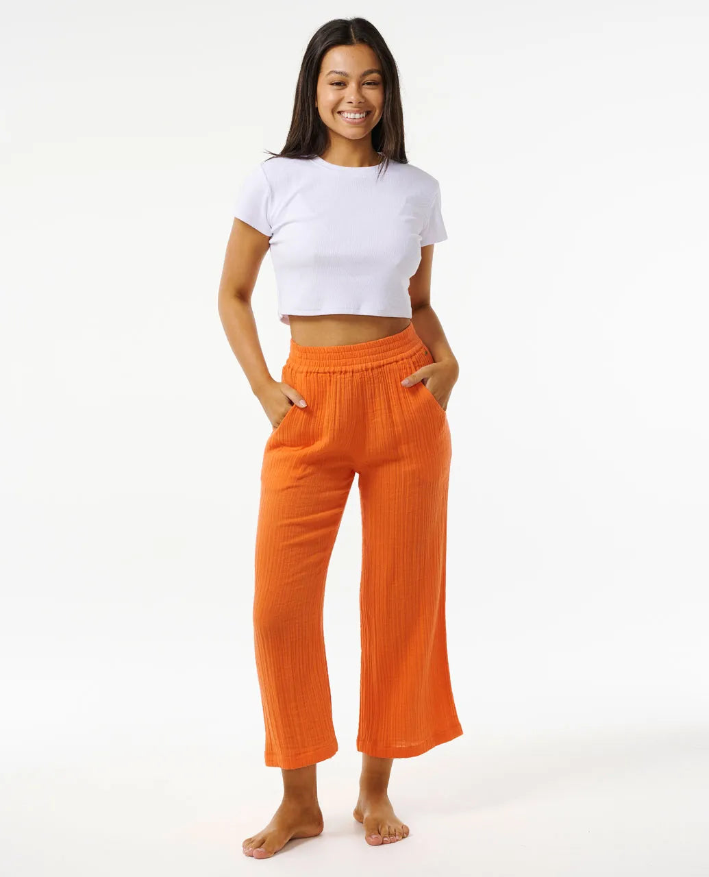 Premium Surf Beach Pants - Bright Orange