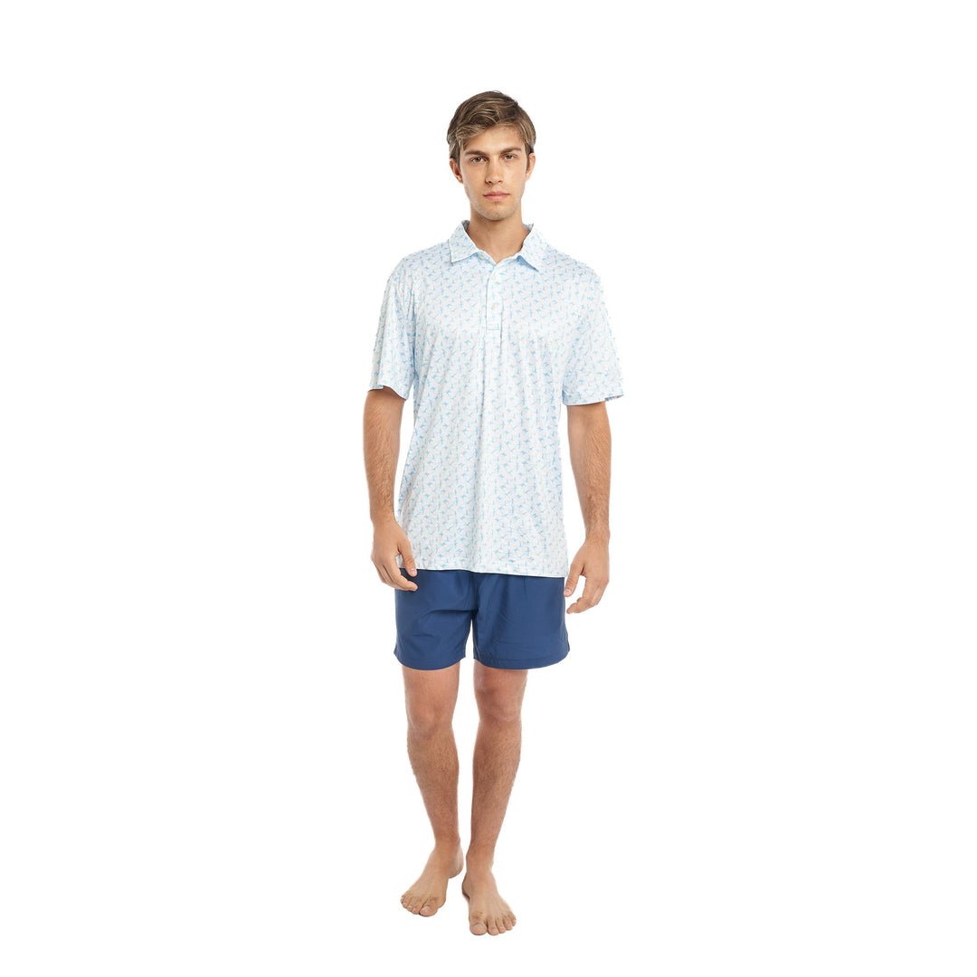 Performance Short Sleeve Polo Shirt - Longtail