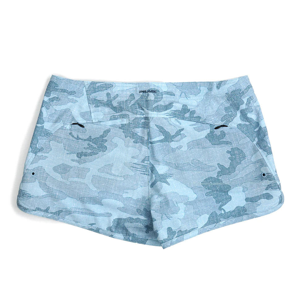 Moana Hybrid Shorts - Fish Camo - Slate