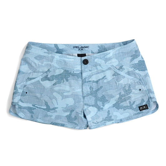 Pelagic Hybrid Shorts - Moana Fish Camo - Slate