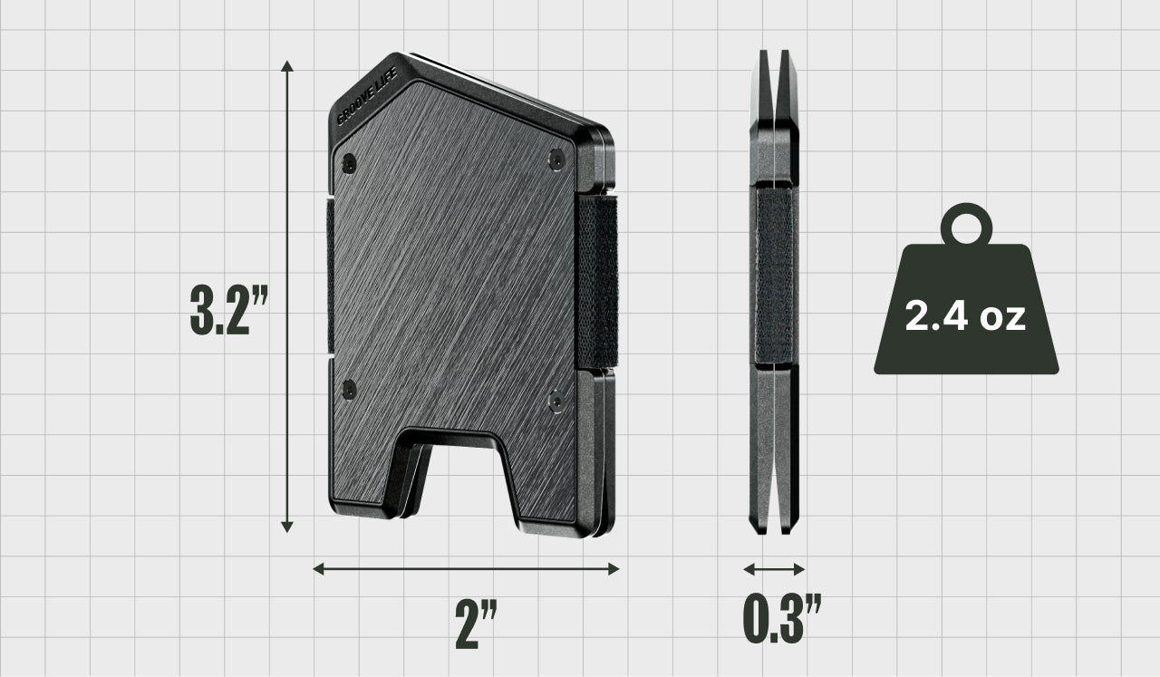 Groove Stealth Wallet - Black/Black