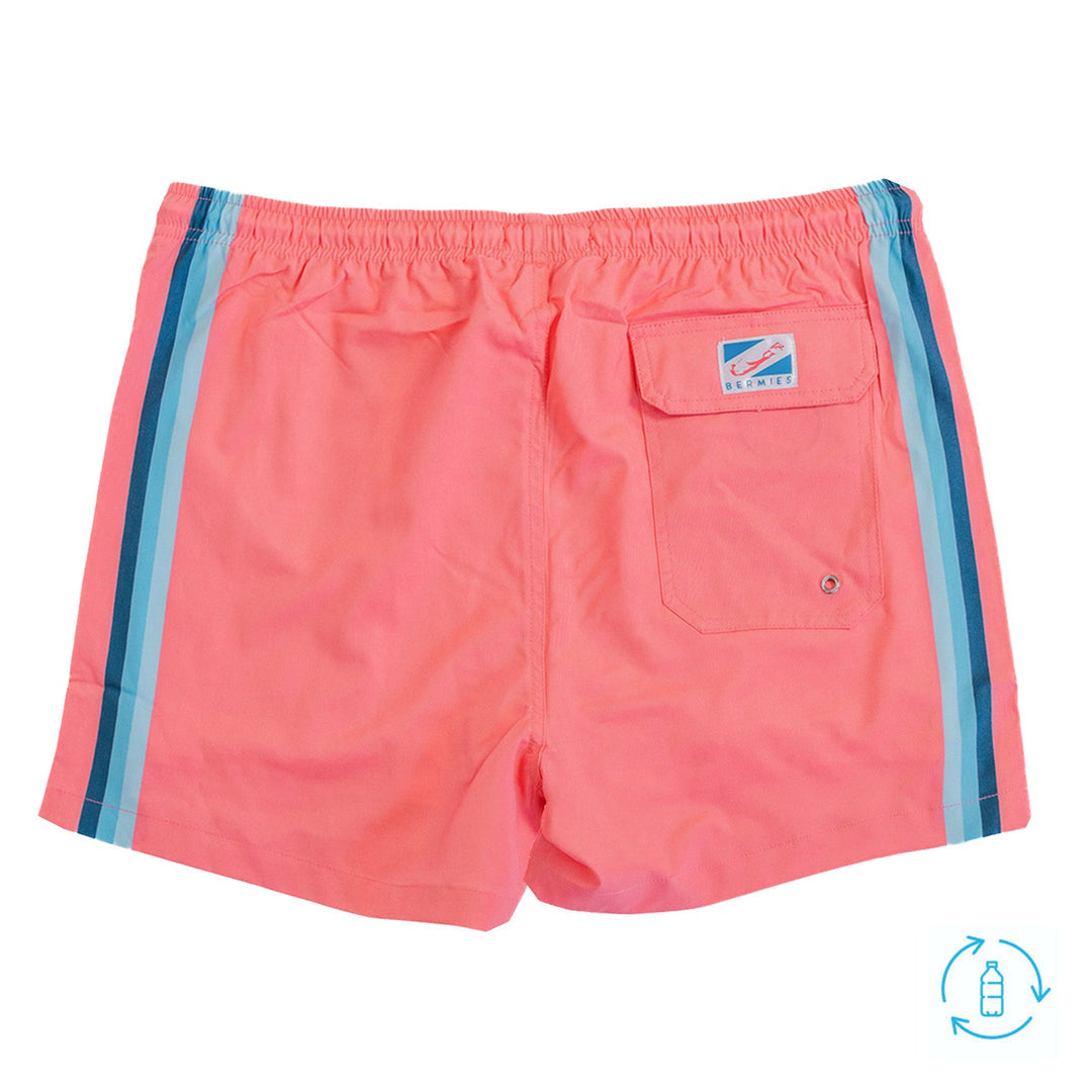 Original Swim Shorts with Compression Liner - Pink Retro