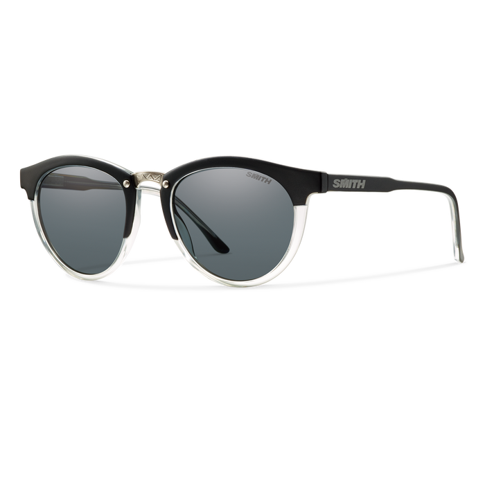 Questa Sunglasses - Matte Black Crystal/Polarized Grey