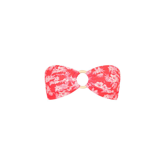 Strapless Bandeau Bikini Top - Island Punch