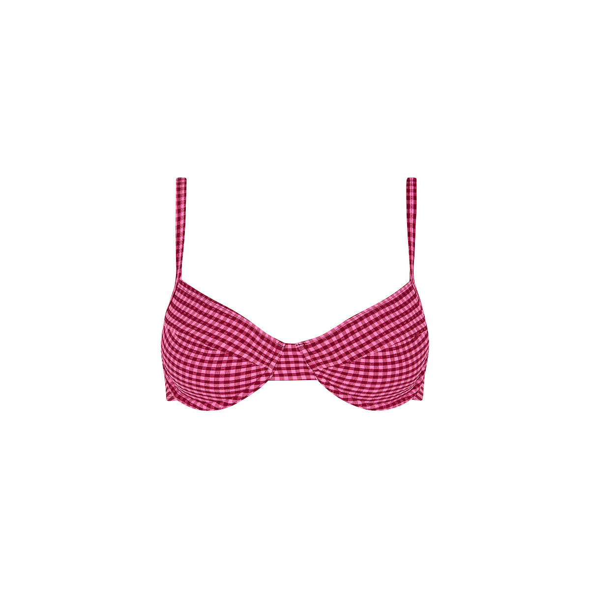 Ditzy Underwire Bra Bikini Top - Cherry Kiss