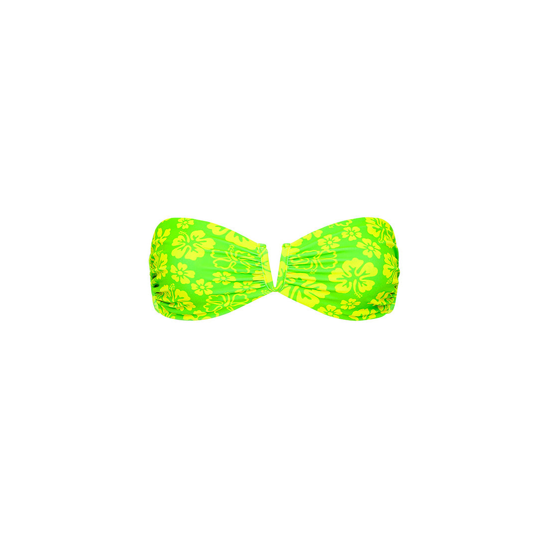 V-Bandeau Top - Aloha Lime