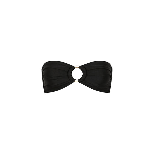 Strapless Bandeau Top - Twilight Black Shimmer