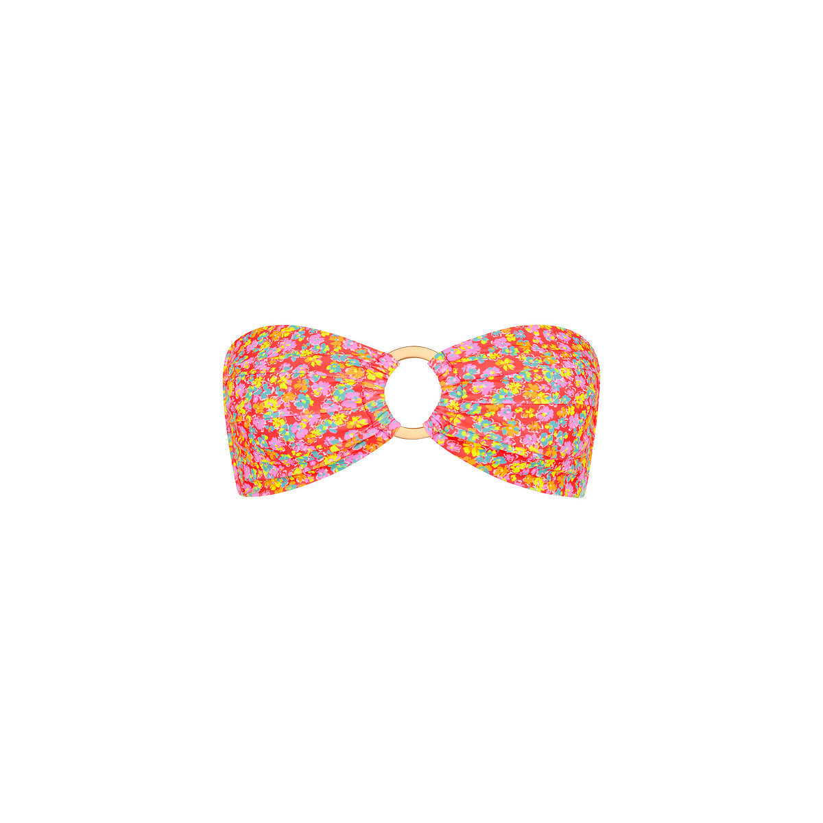 Strapless Bandeau Bikini Top - Bubble Pop