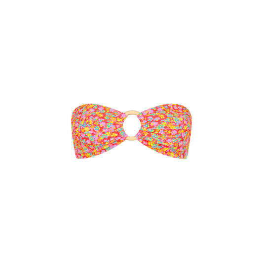 Strapless Bandeau Bikini Top - Bubble Pop