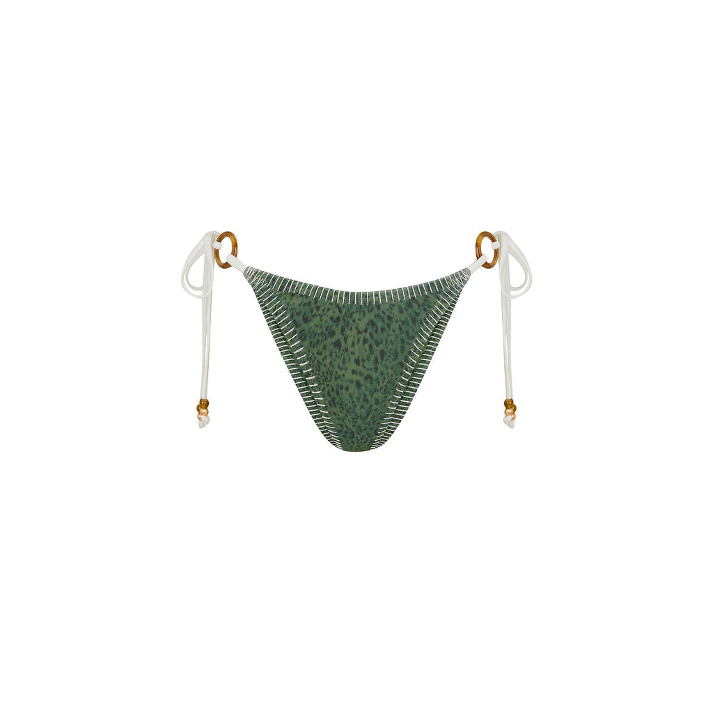 Lace Stitch Ring Cheeky Tie Side Bottom - Wild Wonder Shimmer