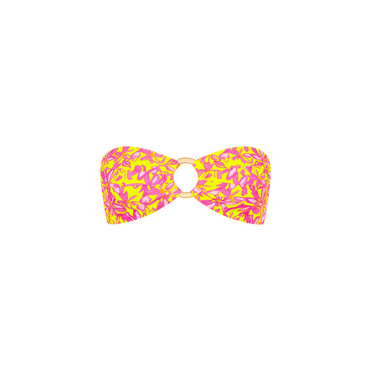 Strapless Bandeau Top - Sherbert Skies