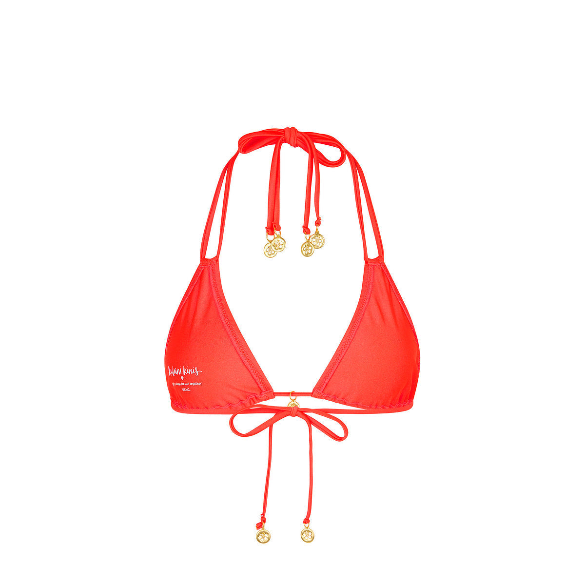 Halter Bralette Bikini Top - Guava Glow
