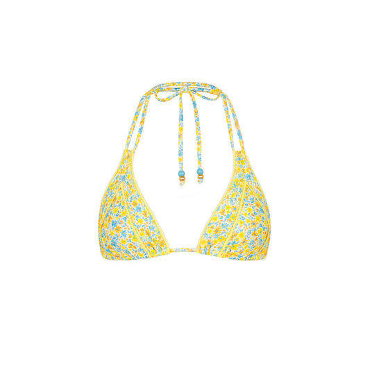 Decorative Panel Halter Bikini Top - Dreamy Daze