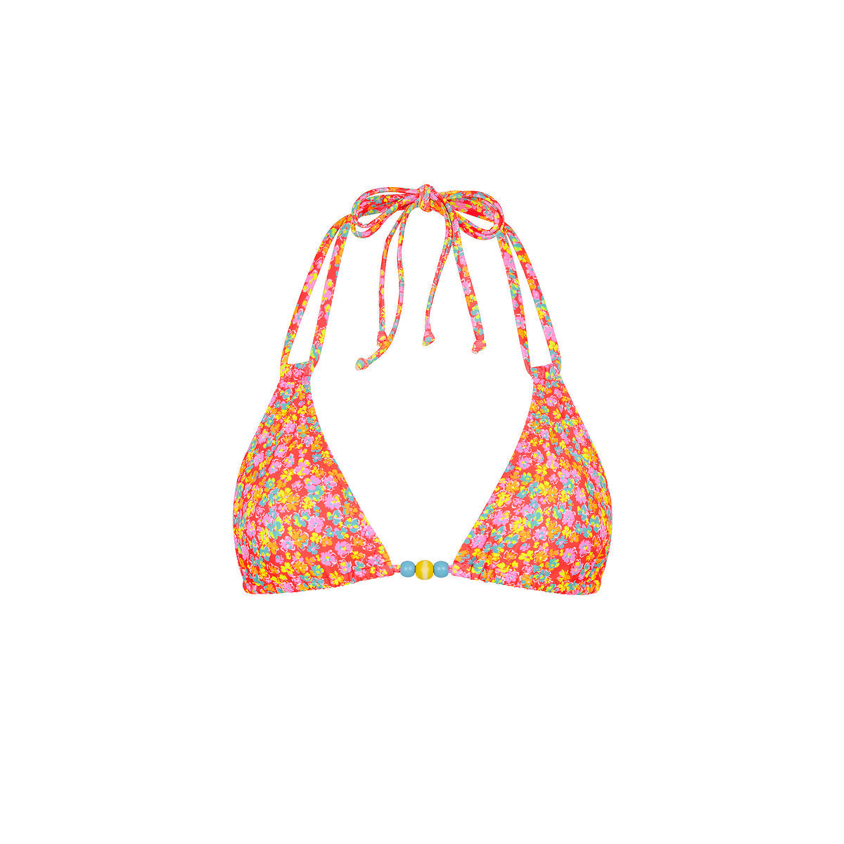Halter Bralette Bikini Top - Bubble Pop