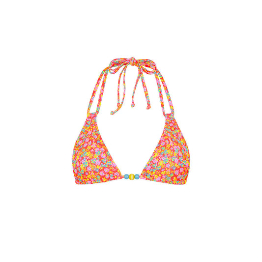 Halter Bralette Bikini Top - Bubble Pop