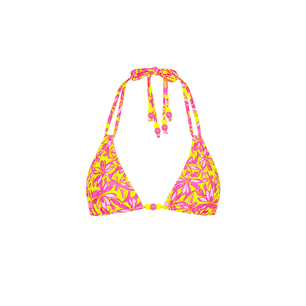 Halter Bralette Top - Sherbert Skies