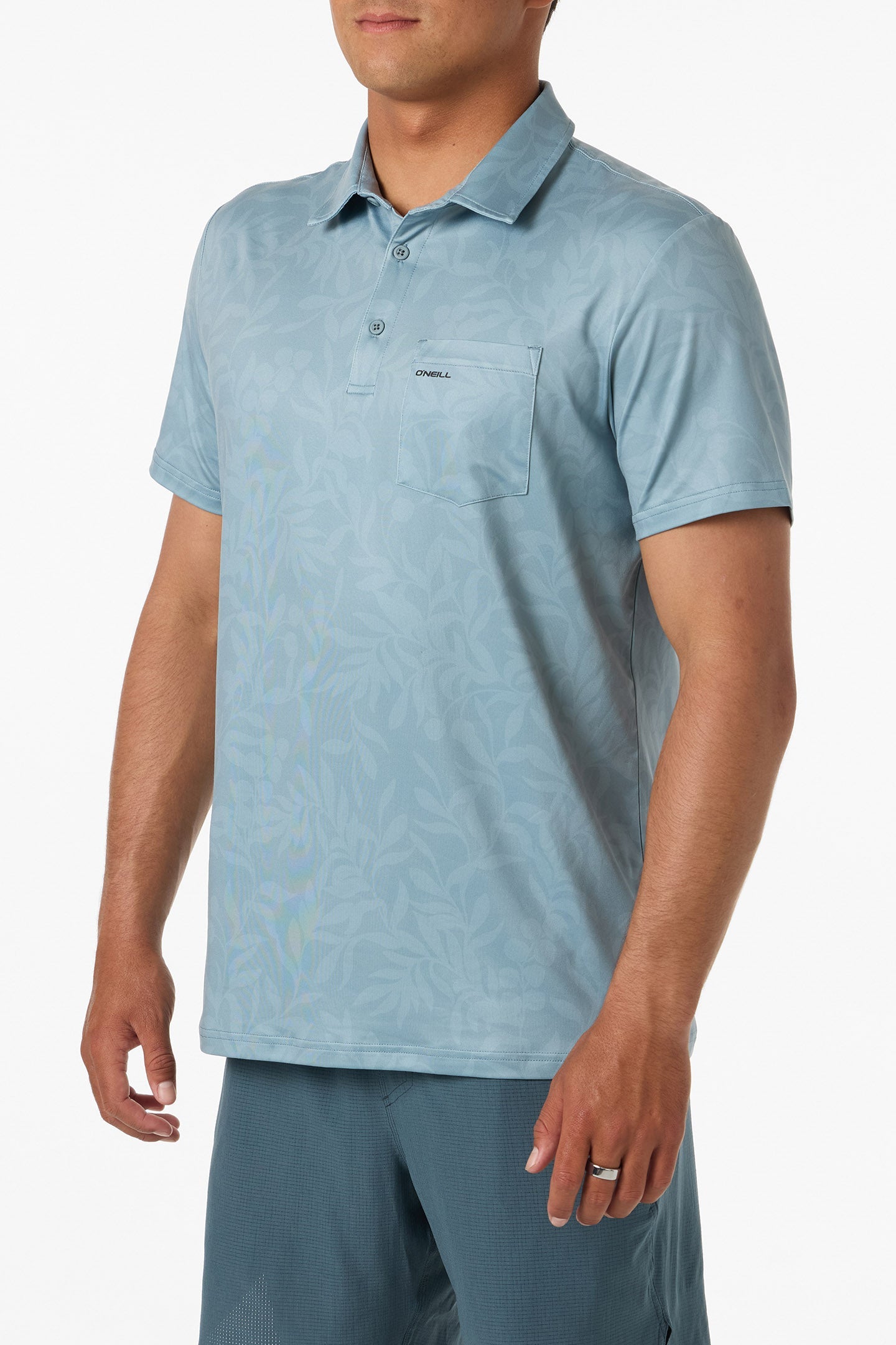 Traveler UPF Short Sleeve Polo Shirt - Lead