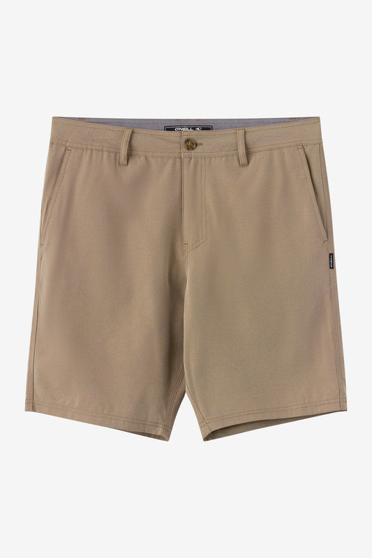 Reserve Light Check 19" Hybrid Shorts - Dark Khaki 2