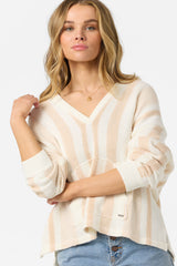 Catamaran Relaxed Hooded Sweater - Tapioca