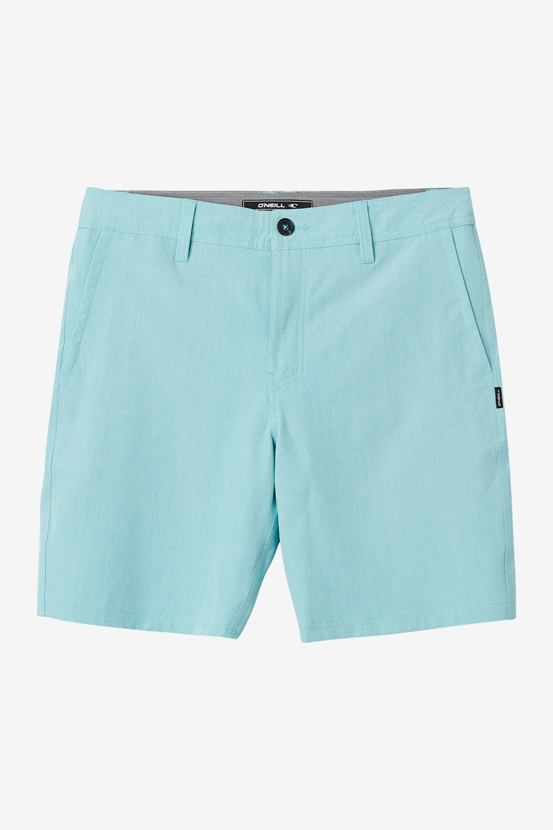 Reserve Heather 19" Hybrid Shorts - Aqua