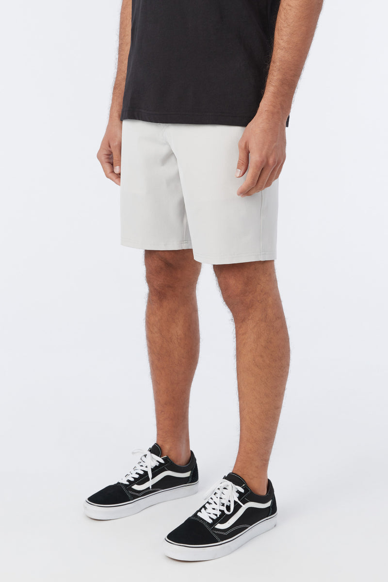 Reserve Heather 19" Hybrid Shorts - Fog