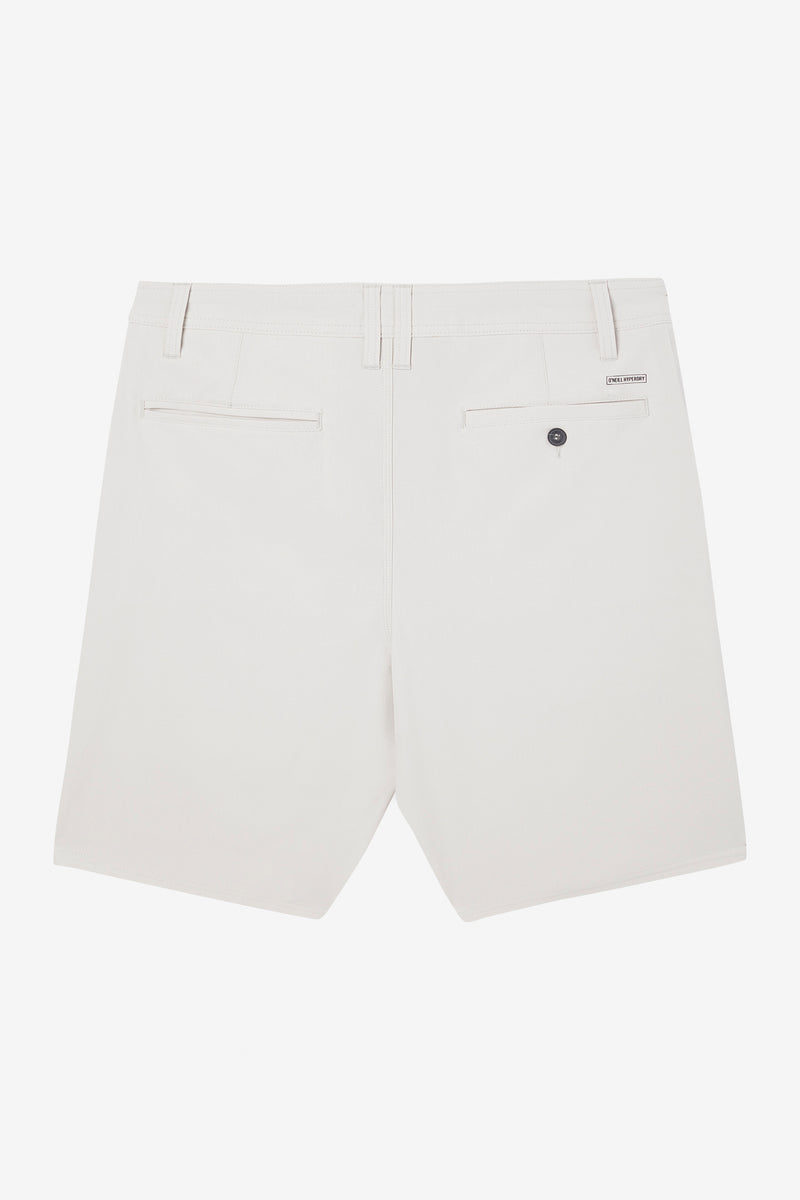 Reserve Heather 19" Hybrid Shorts - Fog