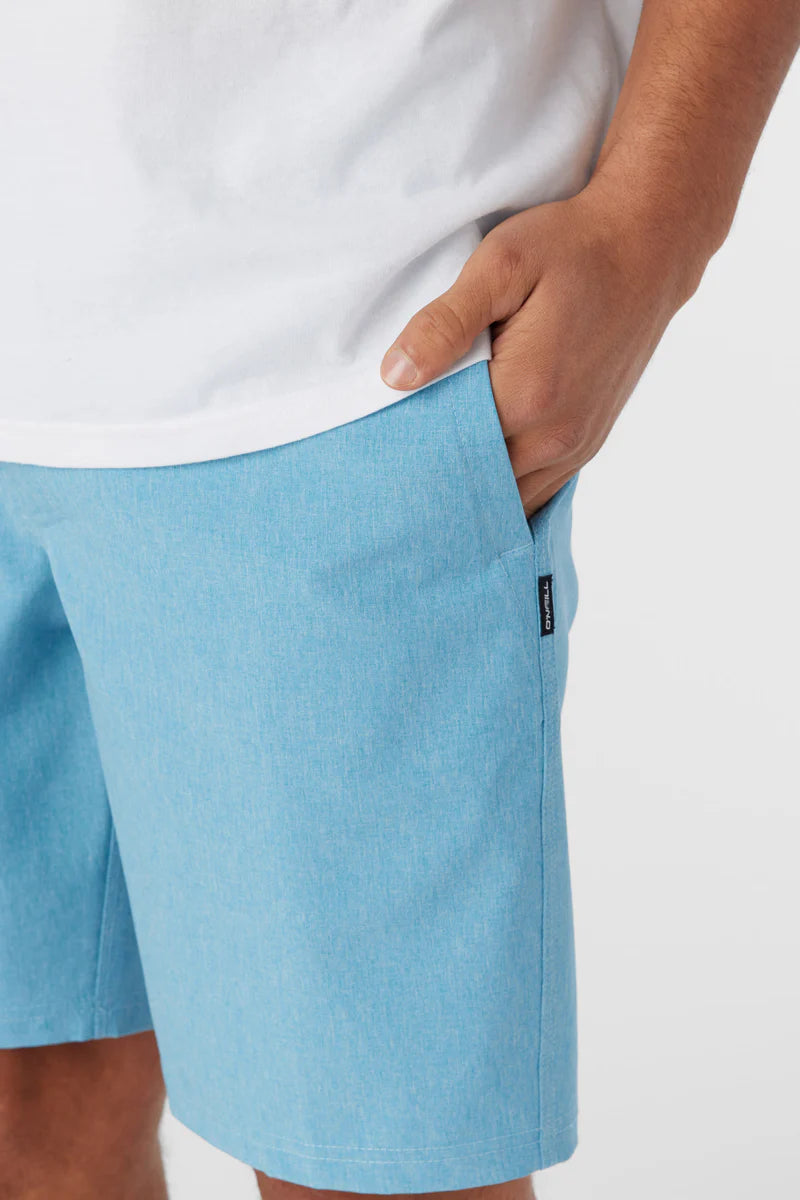 Reserve Heather 19" Hybrid Shorts - Blue Fade