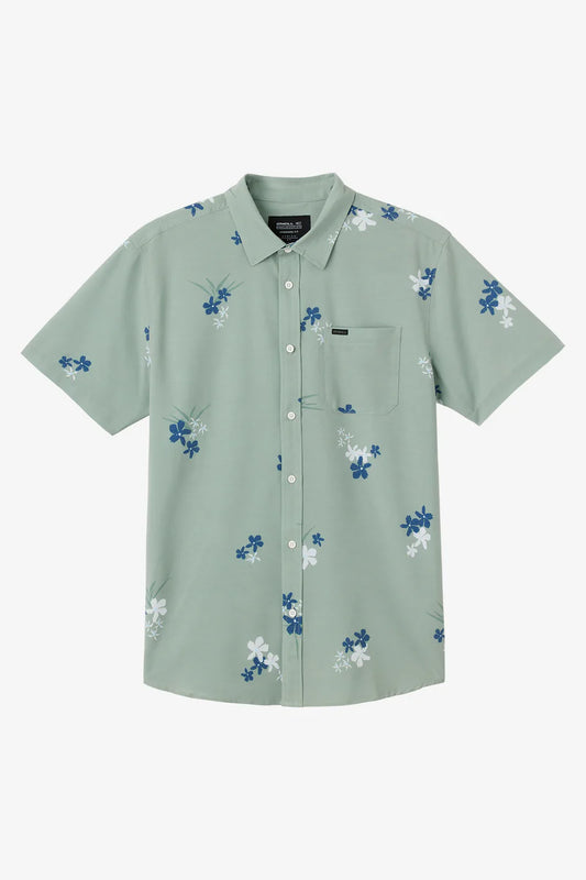 Traveler UPF Traverse Standard Short Sleeve Button-Down Shirt - Seagrass 2