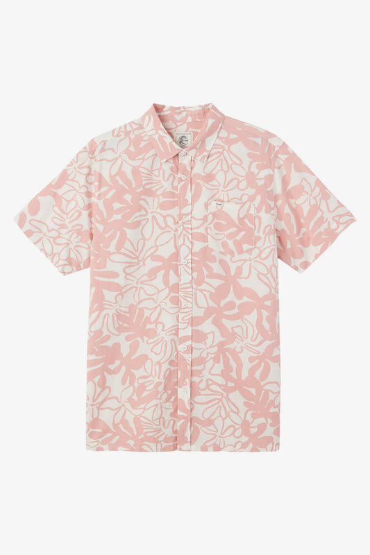 OG Eco Standard Short Sleeve Button-Down Shirt - Mellow Rose