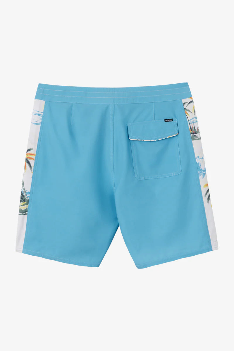 Hyperfreak Mysto Side Panel 19" Board Shorts - Blue Fade