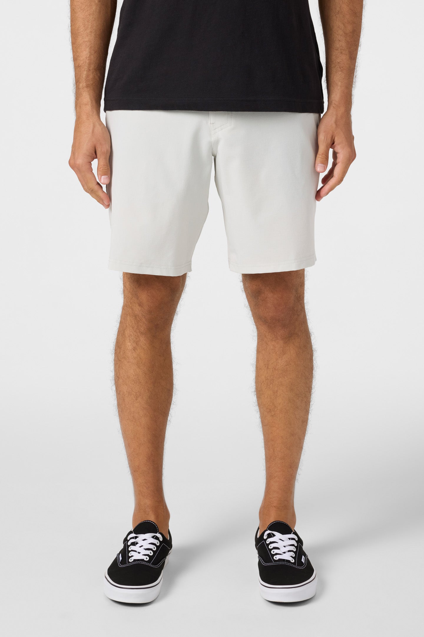 Reserve Heather 19" Hybrid Shorts - Heather Fog