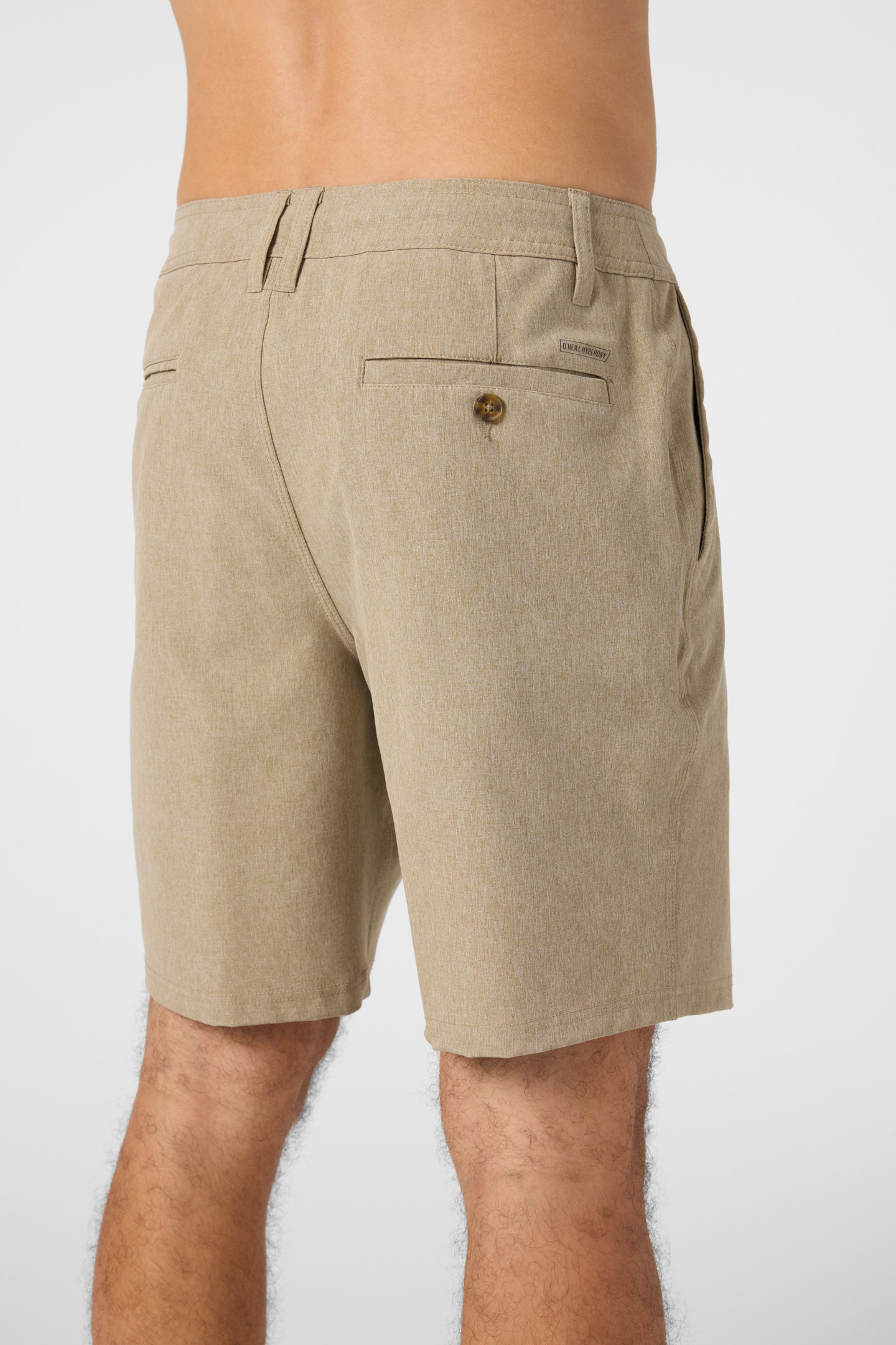 Reserve Heather 19" Hybrid Shorts - Heather Khaki