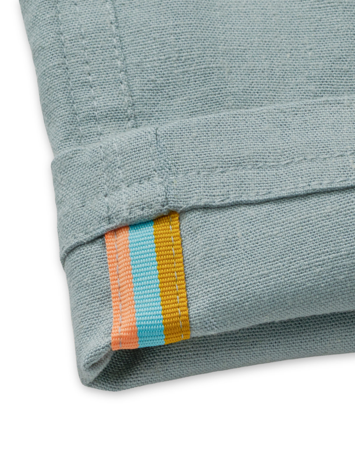 Too Breezy Linen Pants - Aqua Fade