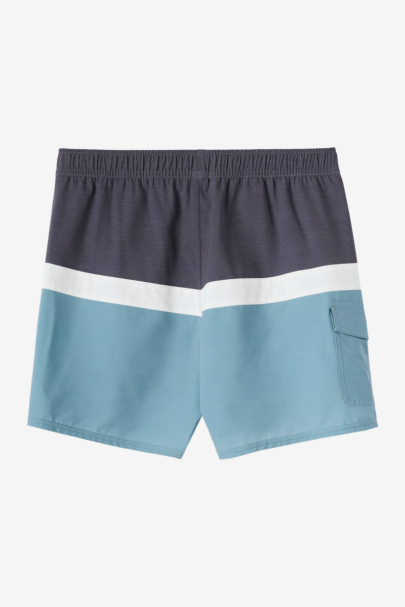 OG Horizon Volley 16" Elastic Waist Swim Shorts - Stormy Seas