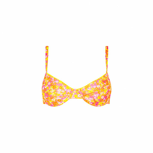 Ditzy Underwire Bra Top - Mimosa Meadows Shimmer