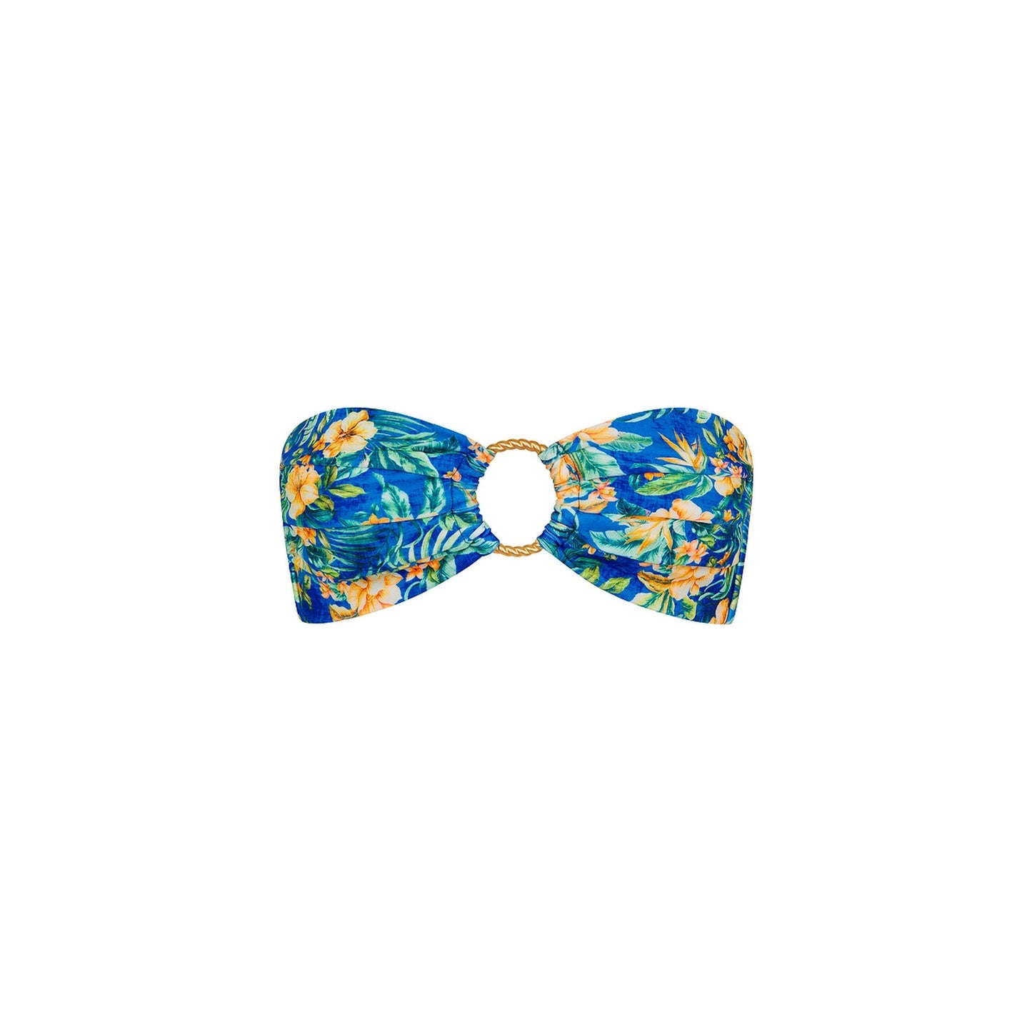 Strapless Bandeau Top - Tropez Tides Shimmer