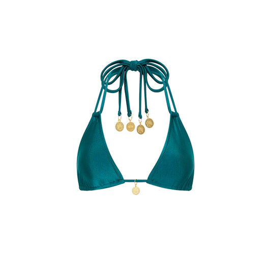 Halter Bralette Top - Cenote Shimmer