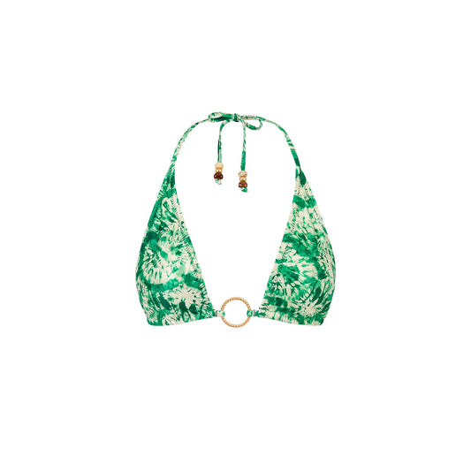 Ring Halter Top - Emerald Tides