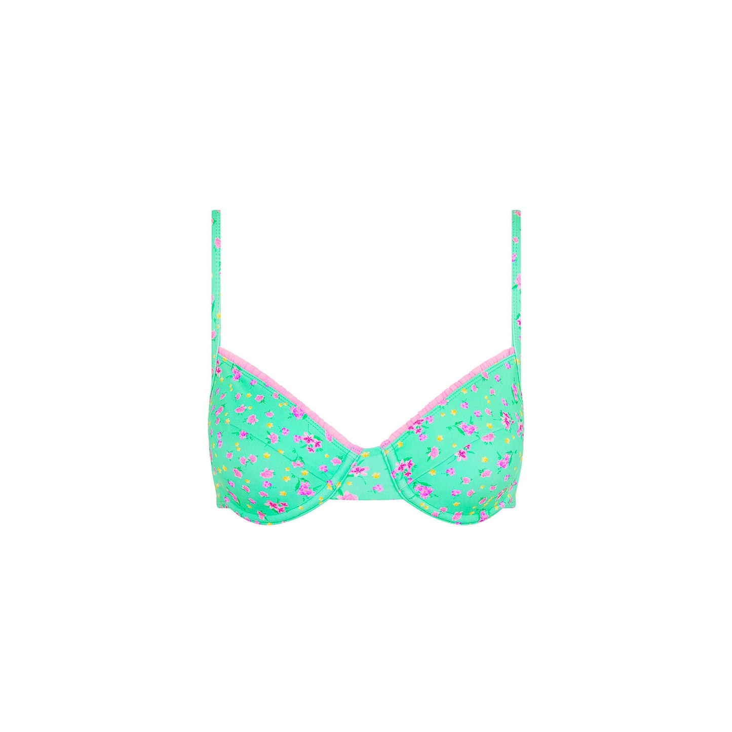 Decorative Ditzy Underwire Top - Mint Macaron
