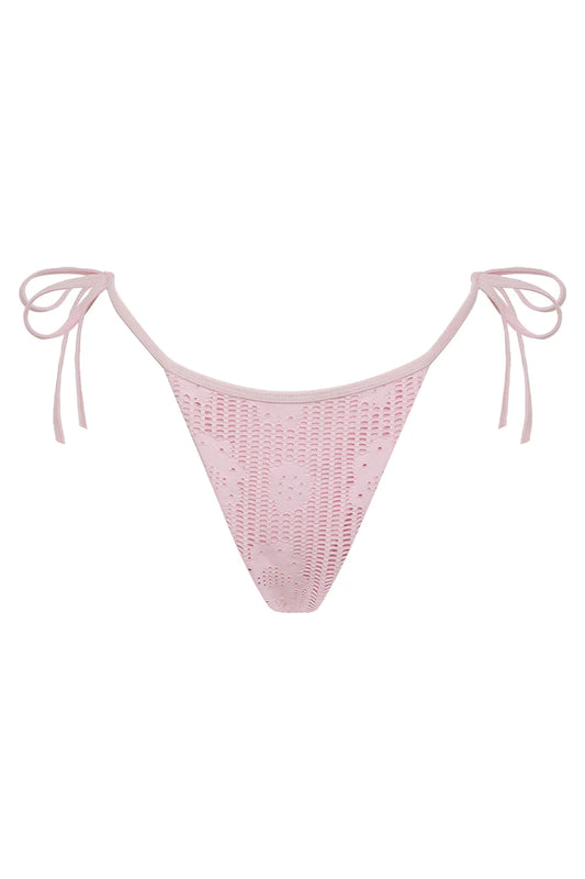 Frankie's x Pamela Anderson Venice Floral Jacquard Bottom - Pink Dream