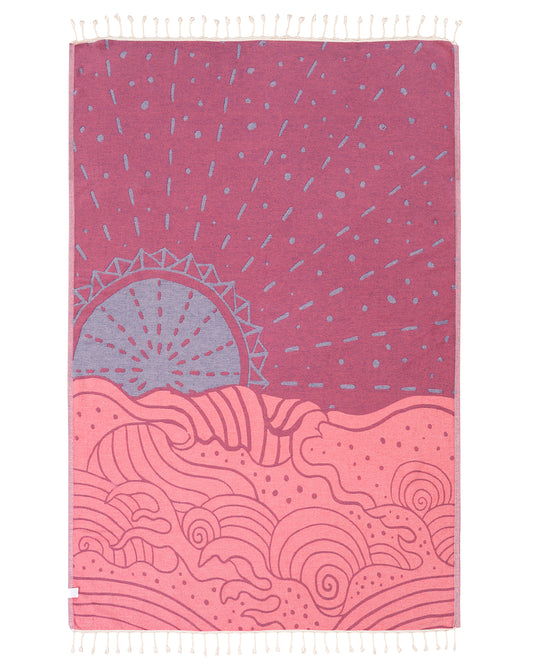 Large Turkish Towel - Eldoris (Skipper Blue)