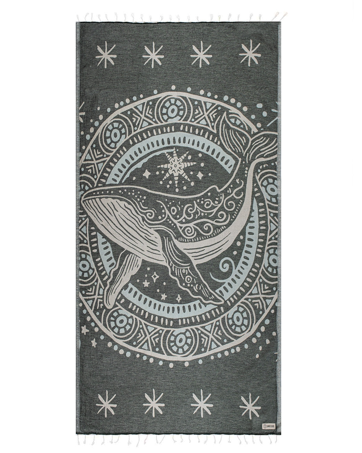 Turkish Towel - Ziggy the Whale (Legion Blue)