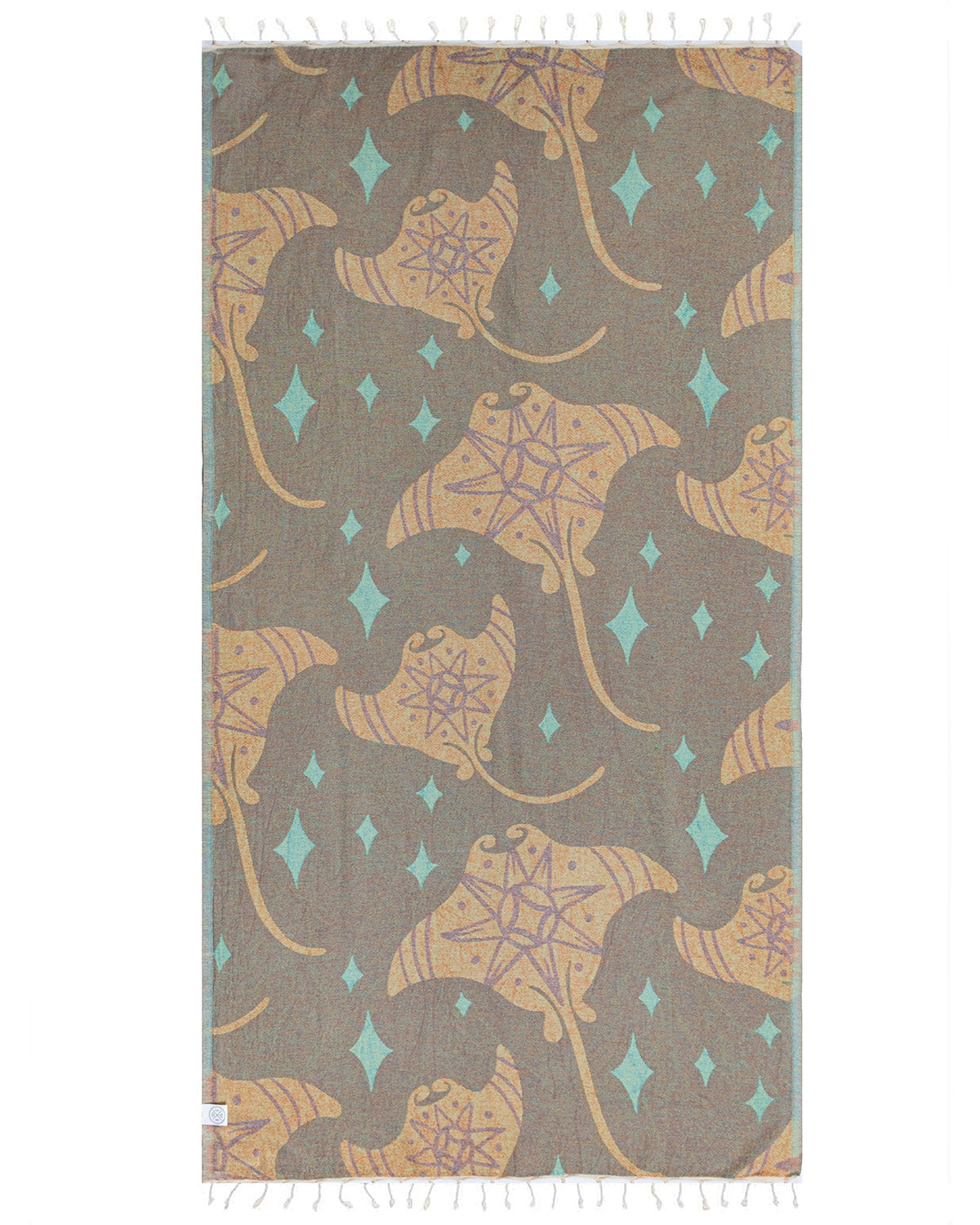 Turkish Towel - Sea Devils (Natural)