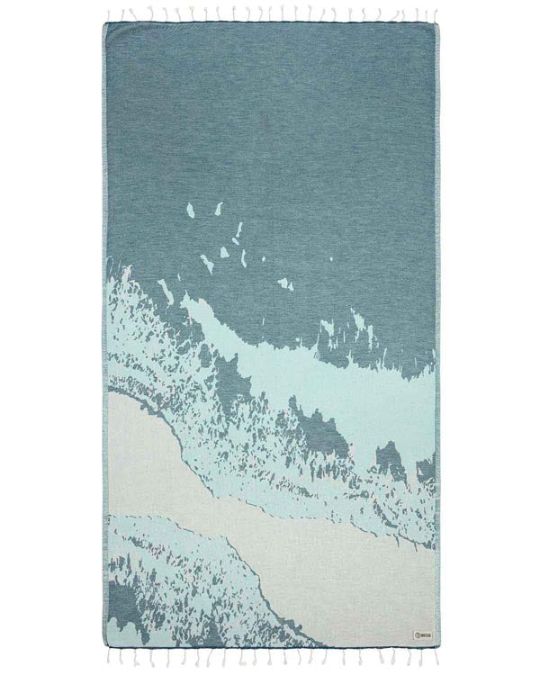 Turkish Towel - Sunset Beach (Deep Ocean)