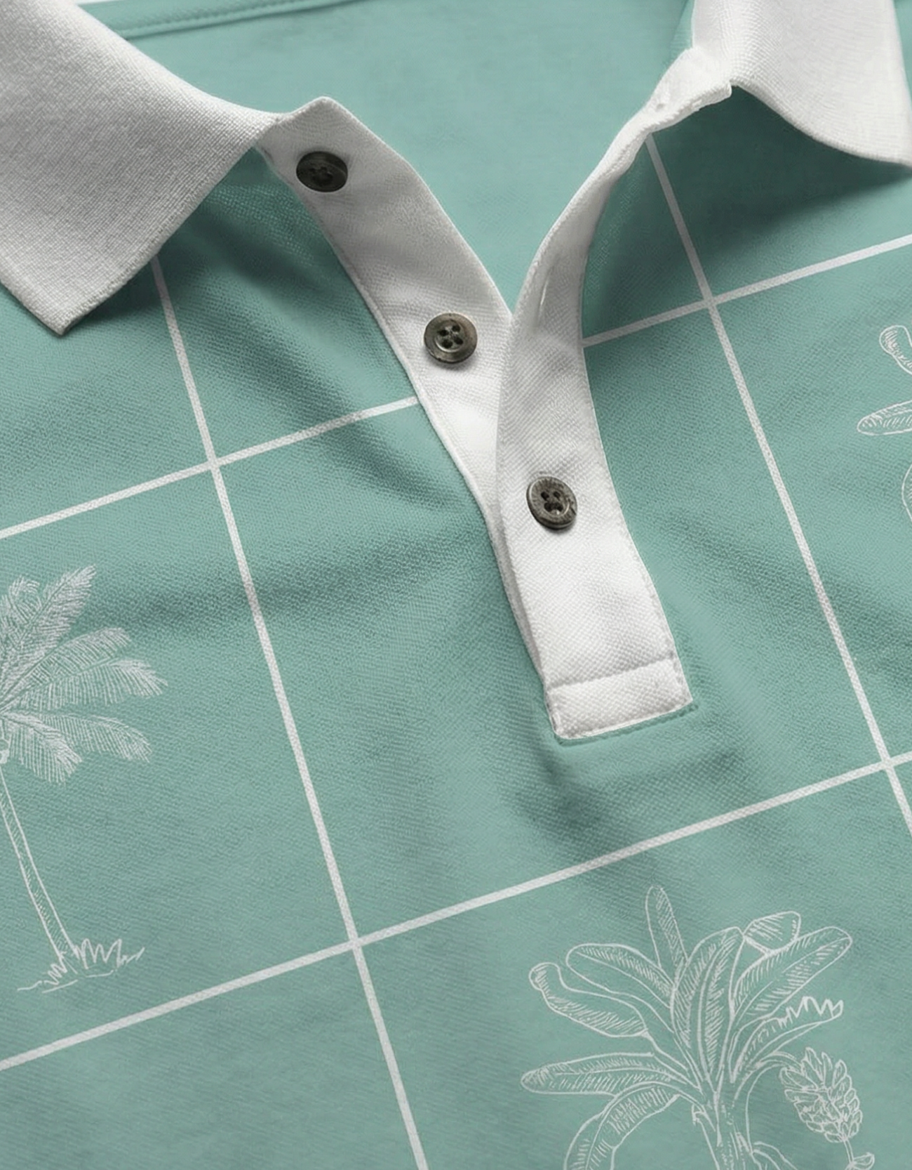 Performance Short Sleeve Polo Shirt - La Republica Piscina (Palm Green)