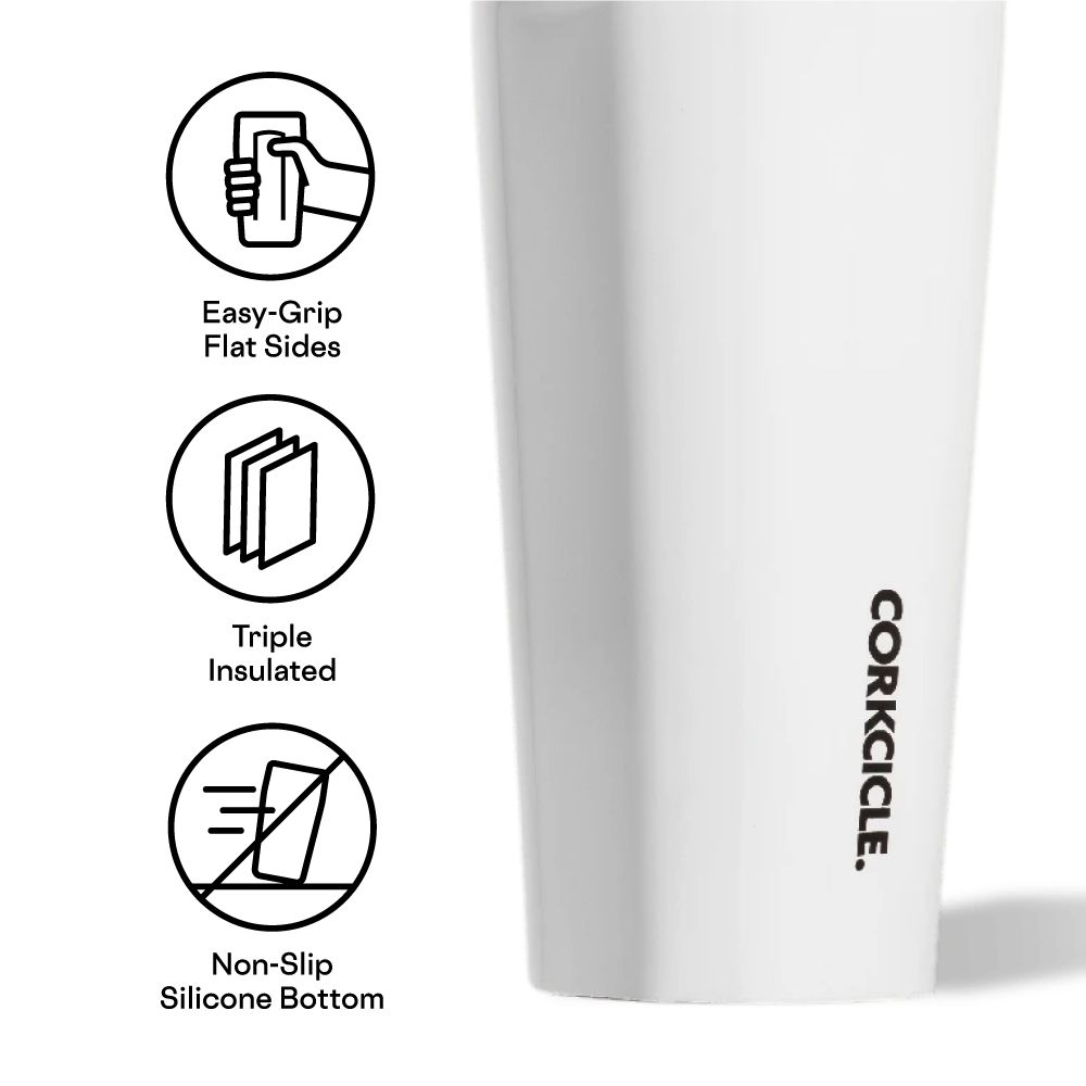 24 oz Tumbler - Gloss White