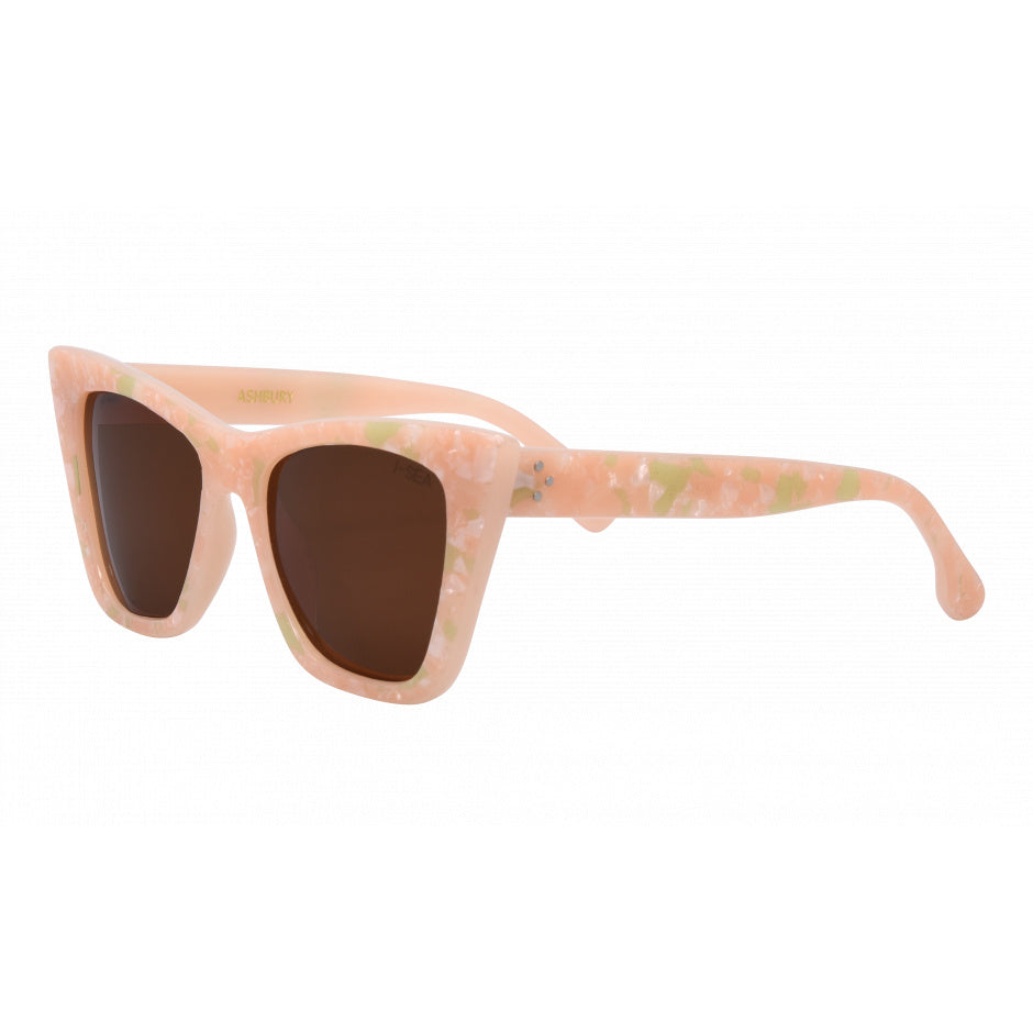 Ashbury Sunglasses - Pink Pearl/Brown
