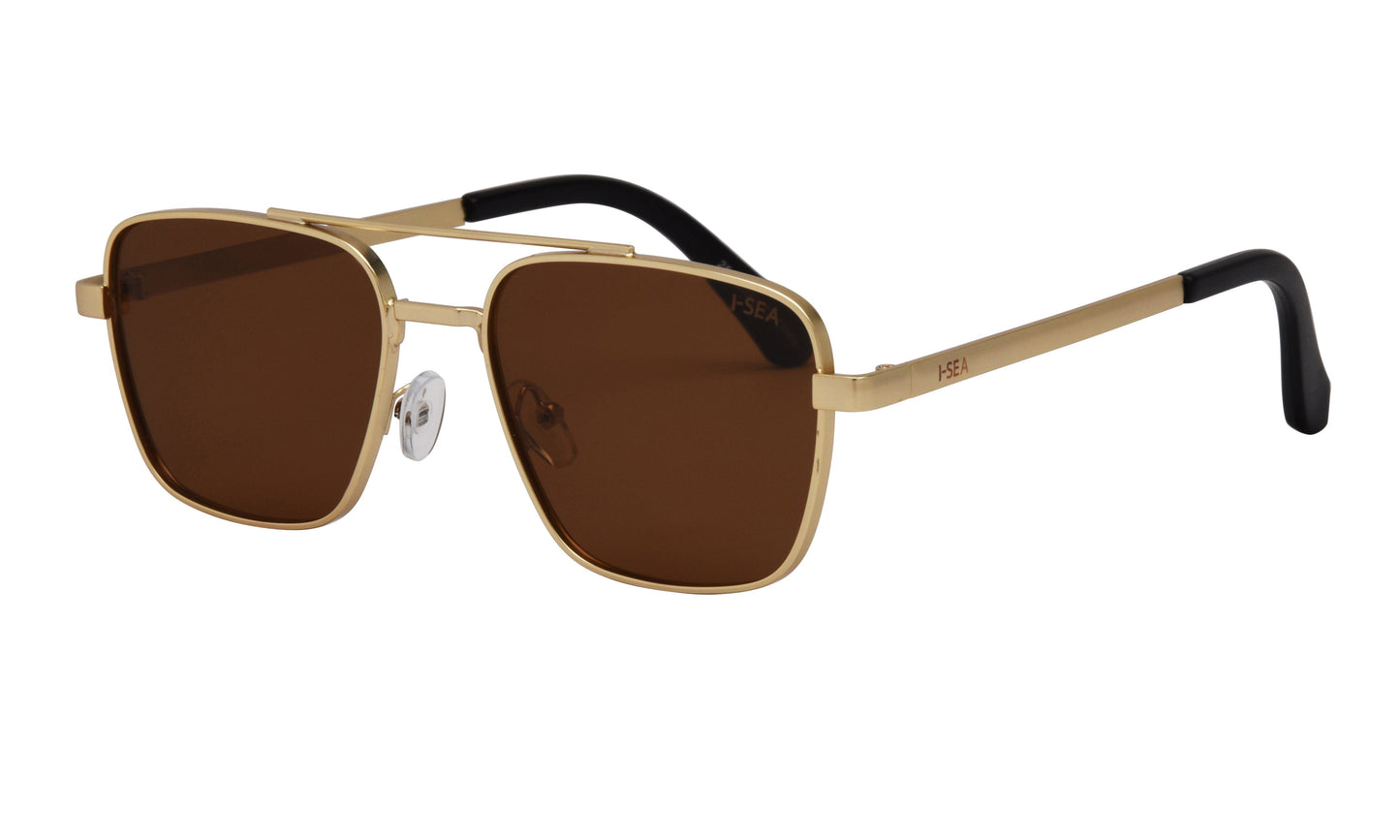 Brooks Sunglasses - Gold/Brown